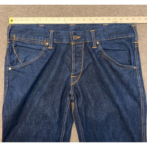 True Religion Danny Bootcut Jeans Mens 38 (40x34) Mid Rise USA Dark Wash Denim - Picture 5 of 9